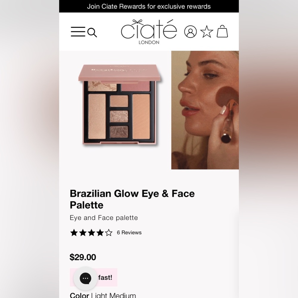 Ciate London eye and face palette